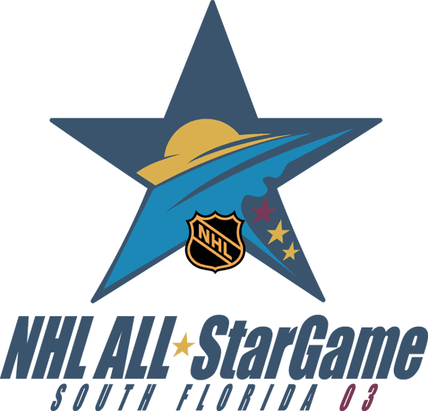 NHL All-Star Game 2002-2003 Logo vinyl decal